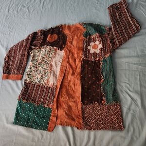 Oversized patchwork Jacket (reversable)